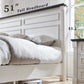 Azari Rustic Farmhouse Queen Bed Frame | Country Style Wood Platform