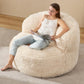 KIRA Modern Faux Fur Bean Bag Chair – Lounge Sofa Style | 39.6'' W