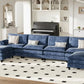PIPER Minimalist Modern Modular U-Shaped Sectional Sofa – 79.53'' W