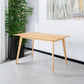 EMILY Mid-Century Modern Solid Wood Dining Table – 47.2"W