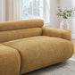 AUBREY Mid-Century Modern Boucle Cloud Loveseat Sofa – Deep Seat Couch - 89"