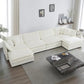 Peyton Minimalist Modern Chenille U-Shaped Oversized Sectional Sofa – 146.5"