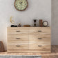 LUCILLE Modern Wood Dresser for Bedroom - 47.24'' Wide, 6 Drawers Storage Cabinet