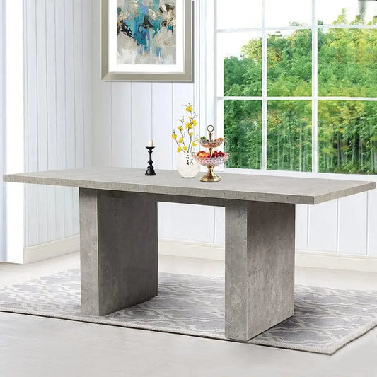 BARBARA Home Furniture Series Rectangular Seamless Top Dining Room Table - 70.86"W