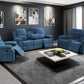 MORGAN Sofa Set 3PCS Fabric Recliner Set- 82" W