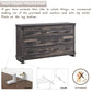KIARA Farmhouse Rustic 7-Drawer Dresser – Antique Wooden Storage Chest – 54'' Wide  Description: