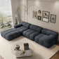 GABRIELA Minimalist Modern L-Shaped Modular Cloud Sofa Bed – Boucle Sectional Couch – 109.9" W