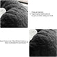 BRYNN HushNest Fluffy Faux Fur Giant Bean Bag Chair Cover - 70'' Wide Ergonomic Floor Sofa