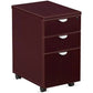 ALEXANDER Contempo Style 3-Drawer Office Filing Cabinet – Pedestal Type – 16" W 