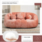 ELLA Oversized Bean Bag Couch, Loveseat Bean Bag Bed Foam-Filled Lazy Chair - 43.7"