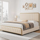 REMI Elegant Velvet Upholstered Bed Frame with 4 Storage Drawers - 60''