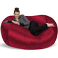 CARMEN LoungaNest XL Plush Bean Bag Lounger – Memory Foam Sofa Style | 72'' W