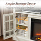 JULIAN 65" Fireplace TV Stand, Entertainment Center with Storage - 58" W