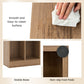 41 Inches 5-Cube Floor Bookcase with 2 Anti-Tipping Kits