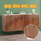 Vintage walnut 59 inch sideboard buffet cabinet