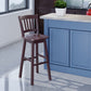 Fina Swivel Seat Bar Stool – Transitional Style, Bar Stoolb - 16.3" W