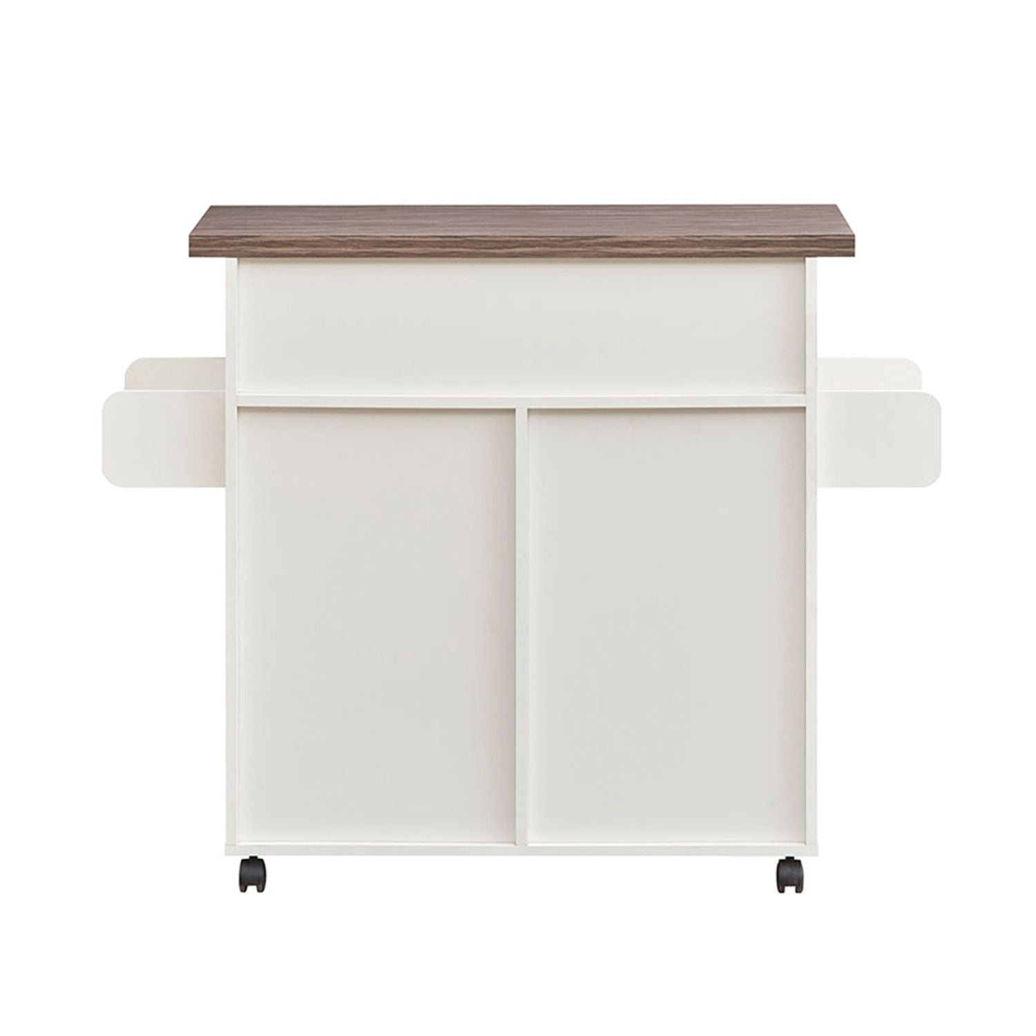 Techni Home deluxe kitchen island cart with water-resistant top