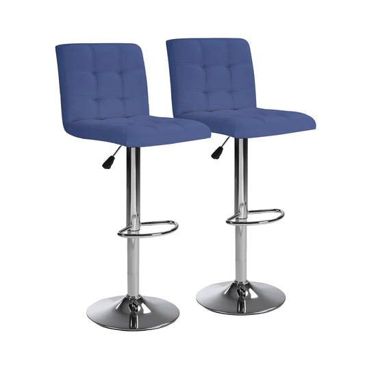 Counter Height Bar Stools, Square Cushion Bar Stools - 13.58" W