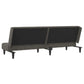 Aveline 2-Seater Sofa Bed in Dark Gray Velvet