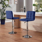 Counter Height Bar Stools, Square Cushion Bar Stools - 13.58" W