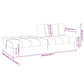 Dark Green Velvet 2-Seater Convertible Sofa Bed