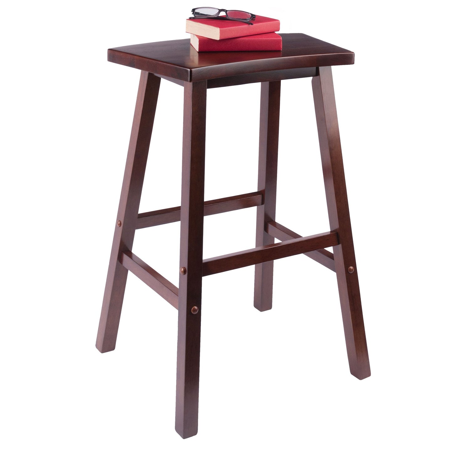 KATASHI Fan Shape Bar Stool – Transitional Style, Bar Stool, 19.6" W