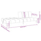 Dark Gray Velvet 2-Seater Sofa Bed with adjustable backrests