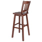 Fina Swivel Seat Bar Stool – Transitional Style, Bar Stoolb - 16.3" W