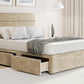 3 Linen Single Divan Bed