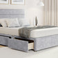3 Linen Single Divan Bed